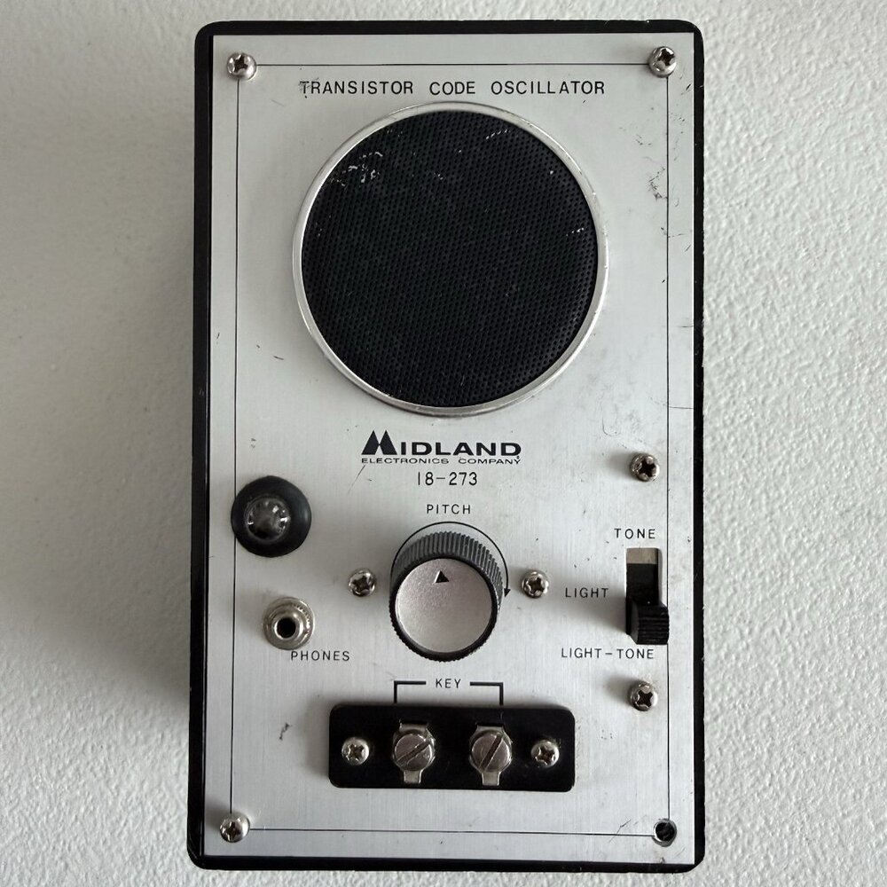 Midland 18-273 Transistor Code Oscillator Japan Untested Parts Only